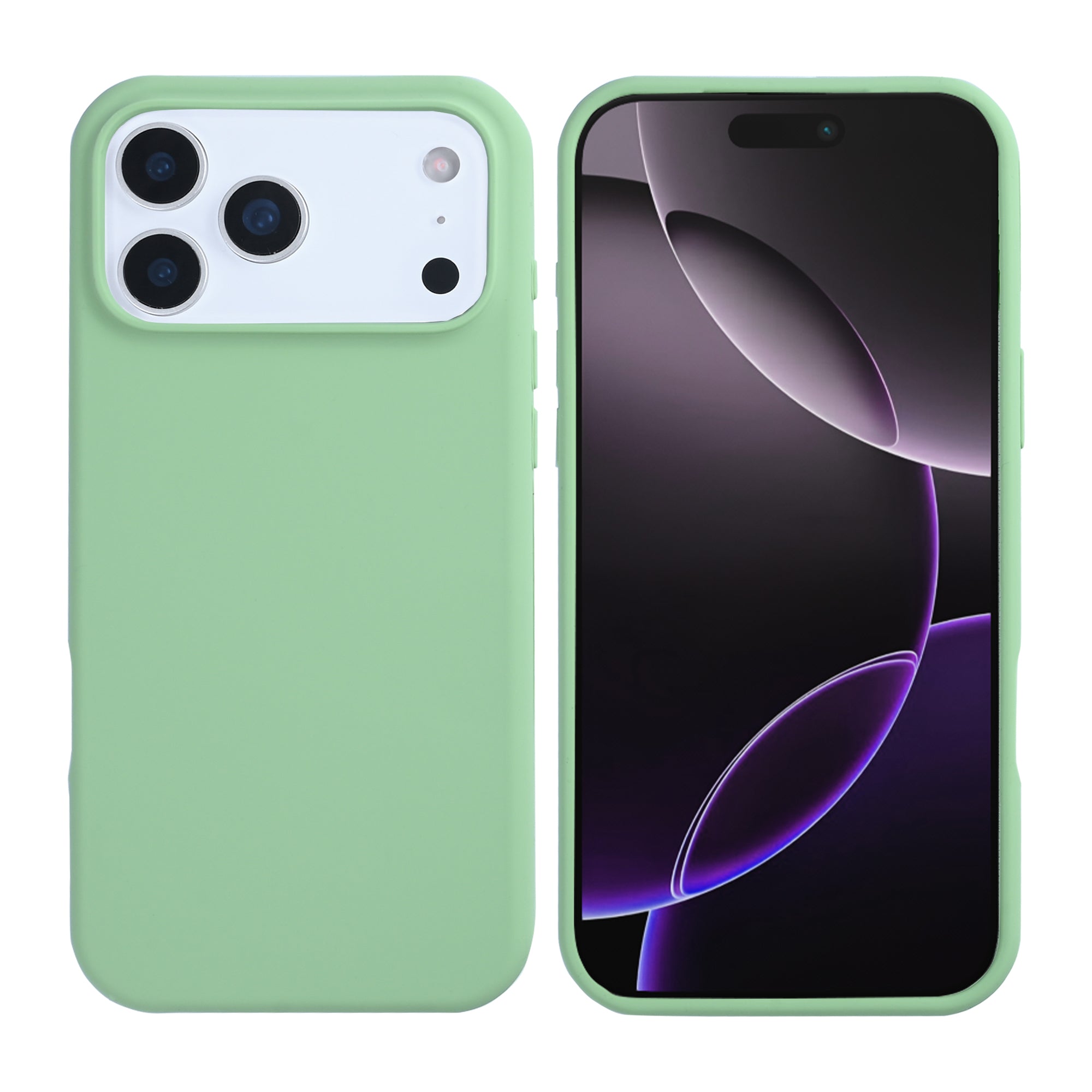 Rixus Soft TPU Phone Case With MagSafe For Apple iPhone 17 Pro Matcha