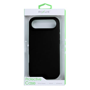 Rixus Soft TPU Phone Case With MagSafe Compatible For Apple iPhone 17 Air Black