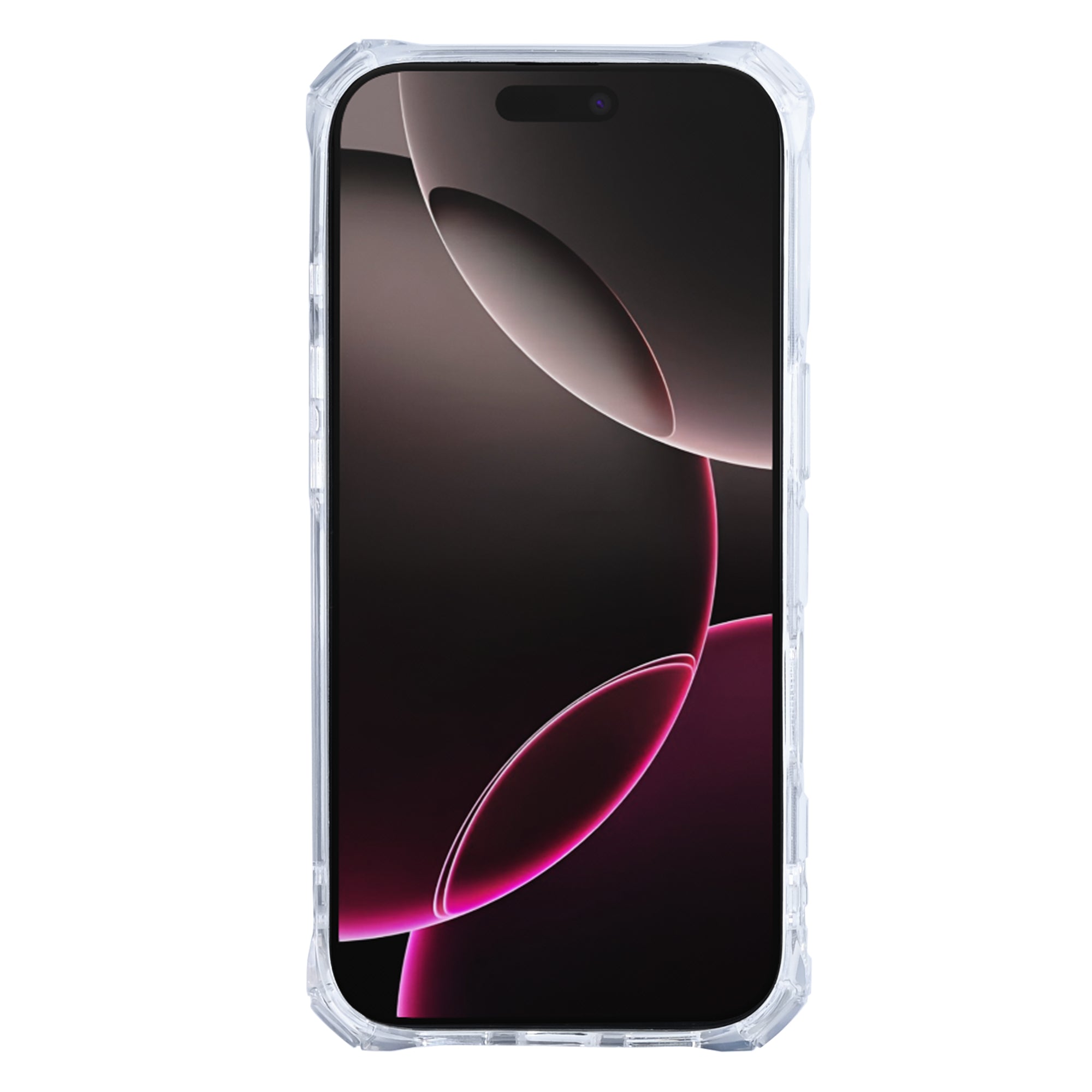 Rixus Armor-X Anti Shock Case With MagSafe Compatible For Apple iPhone 17 Pro Transparent