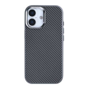 Rixus Mag Carbon With MagSafe Compatible For Apple iPhone 17 Titanium Grey
