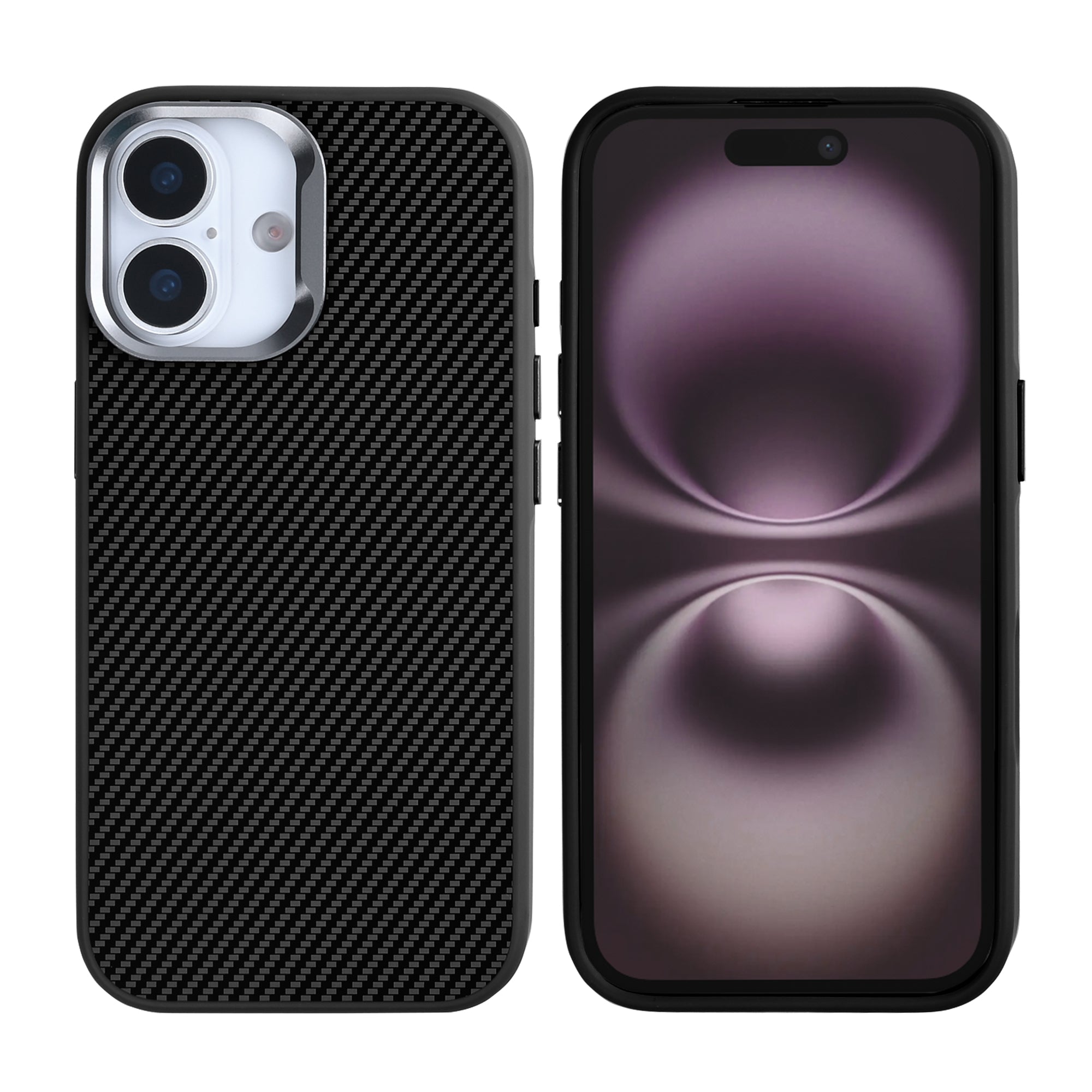 Rixus Mag Carbon With MagSafe For Apple iPhone 17 Titanium Black