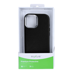 Rixus Mag Carbon With MagSafe For Apple iPhone 17 Titanium Black