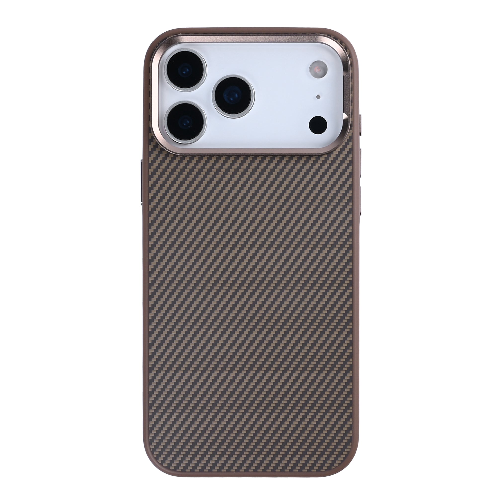 Rixus Mag Carbon With MagSafe For Apple iPhone 17 Pro Brown