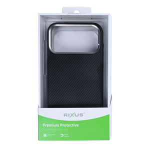 Rixus Mag Carbon With MagSafe For Apple iPhone 17 Pro Titanium Black