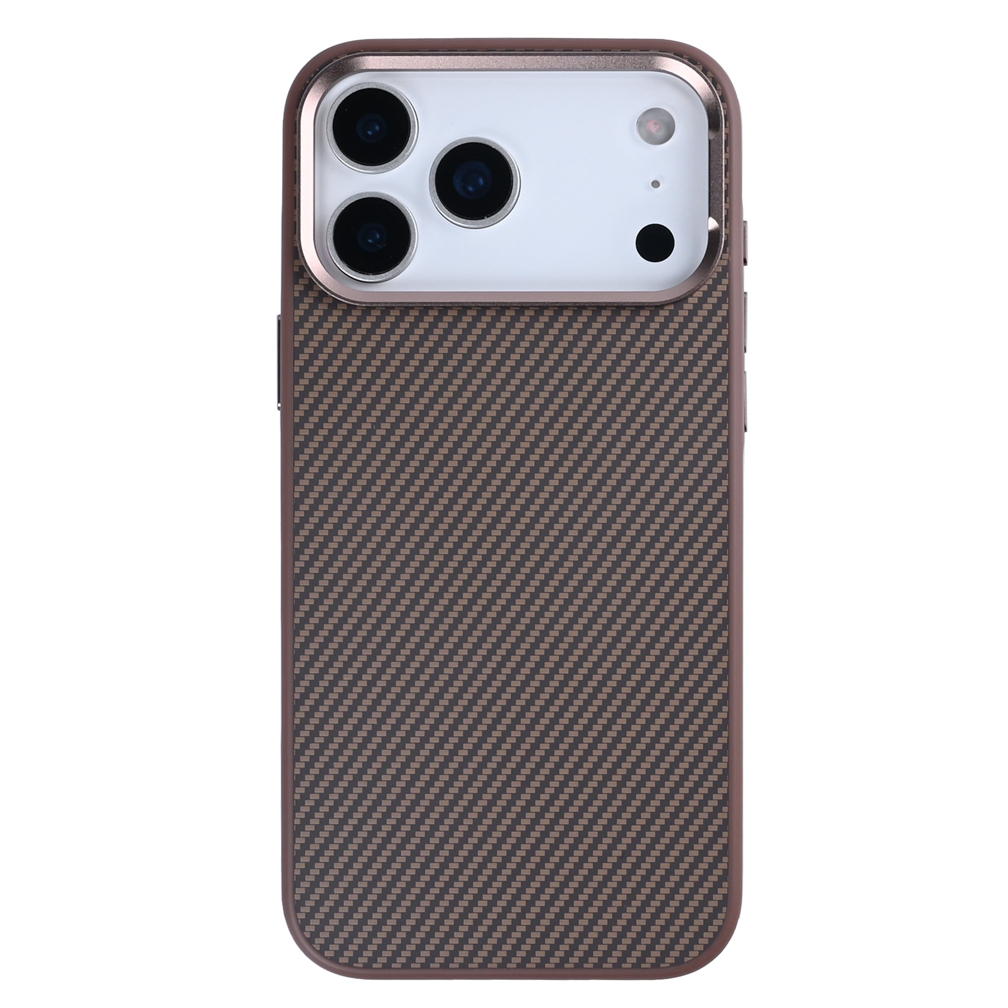 Rixus Mag Carbon With MagSafe For Apple iPhone 17 Pro Max Brown