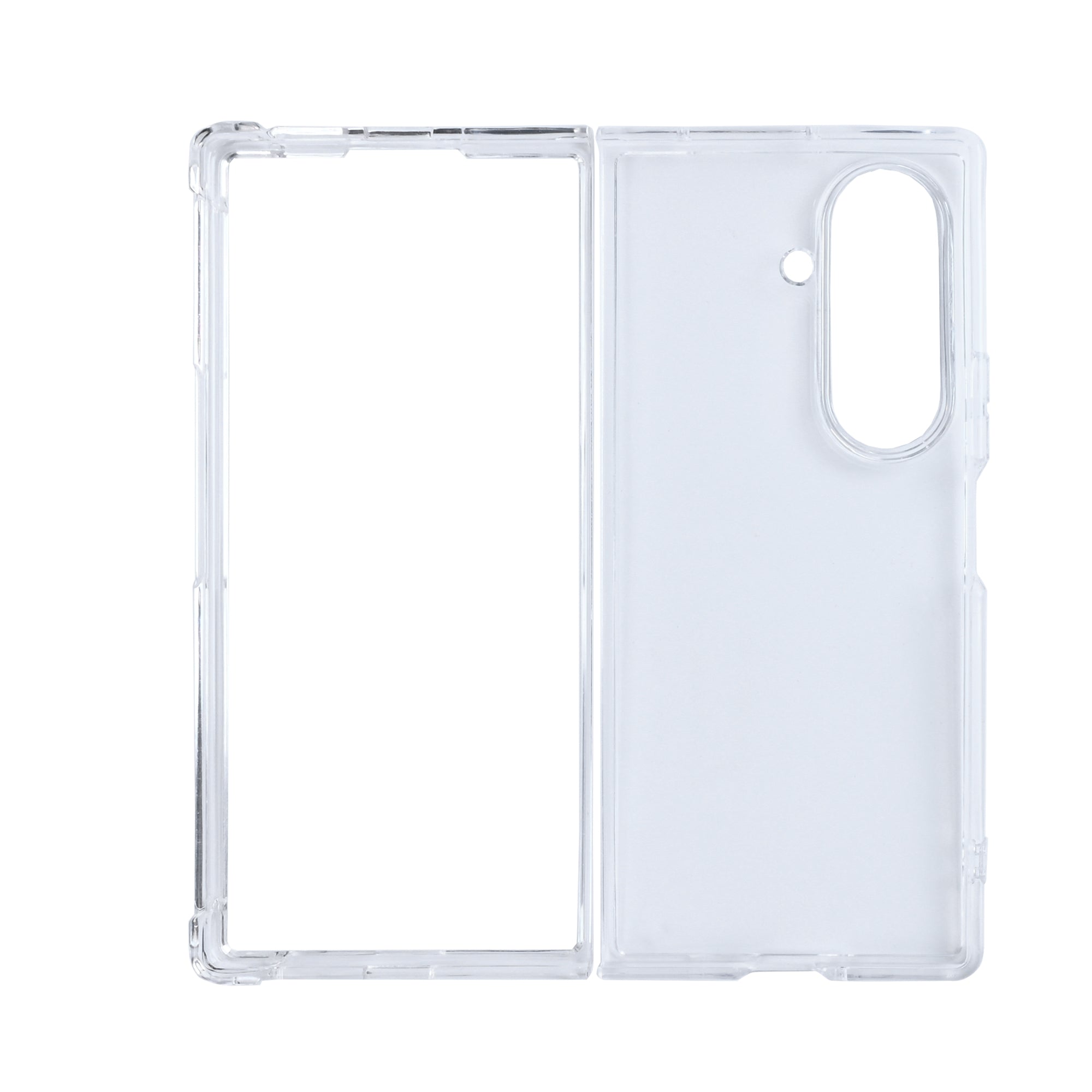 Rixus Anti-Burst Case For Samsung Galaxy Z Fold 7 Transparent