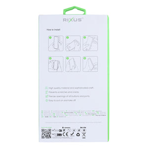 Rixus Anti-Burst Case For Samsung Galaxy Z Fold 7 Transparent