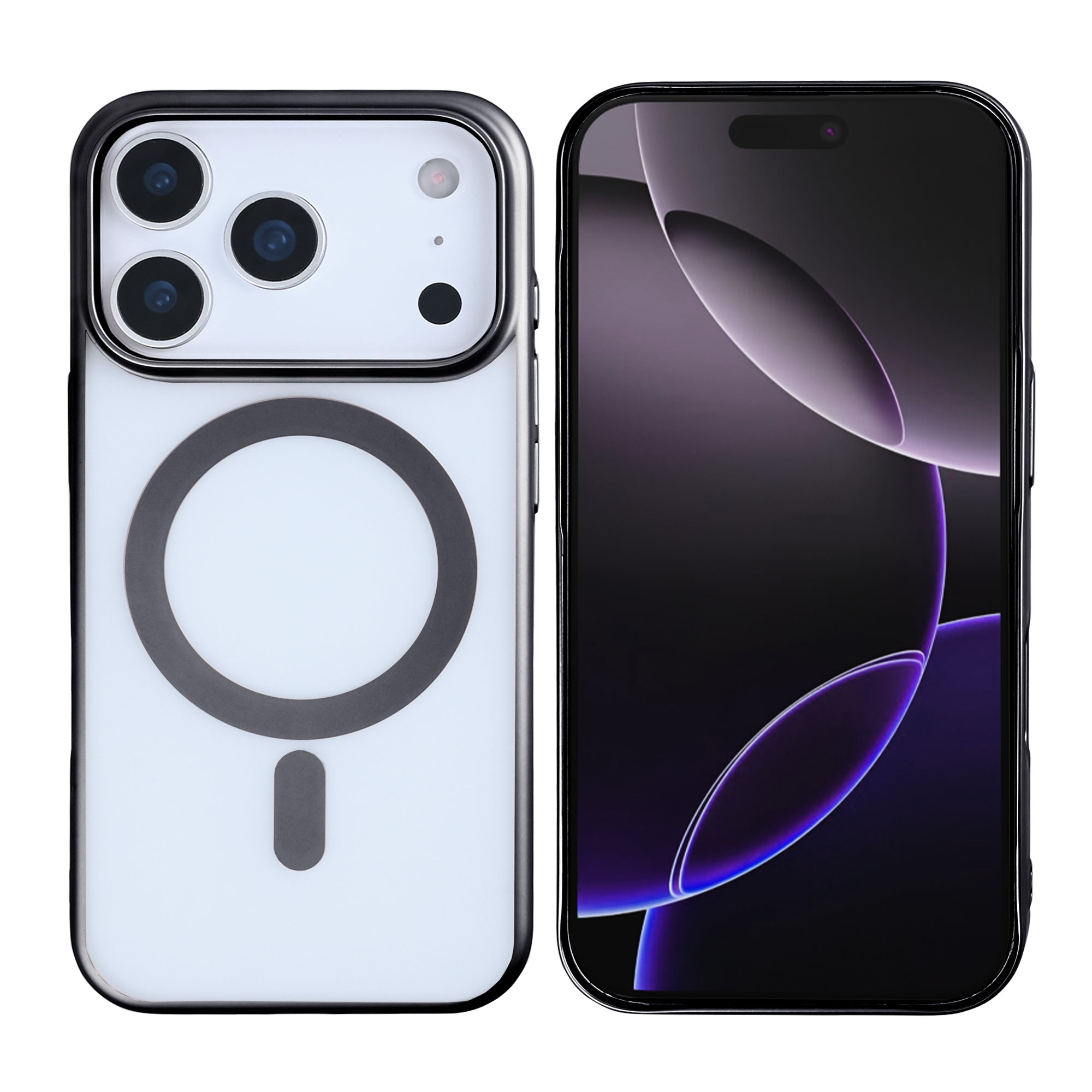 Rixus Instinct Mag Case For Apple iPhone 17 Pro Max Black