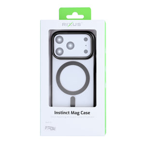 Rixus Instinct Mag Case For Apple iPhone 17 Pro Max Black