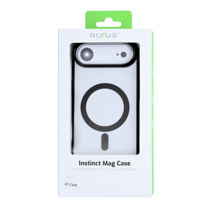 Rixus Instinct Mag Case For Apple iPhone 17 Air Black