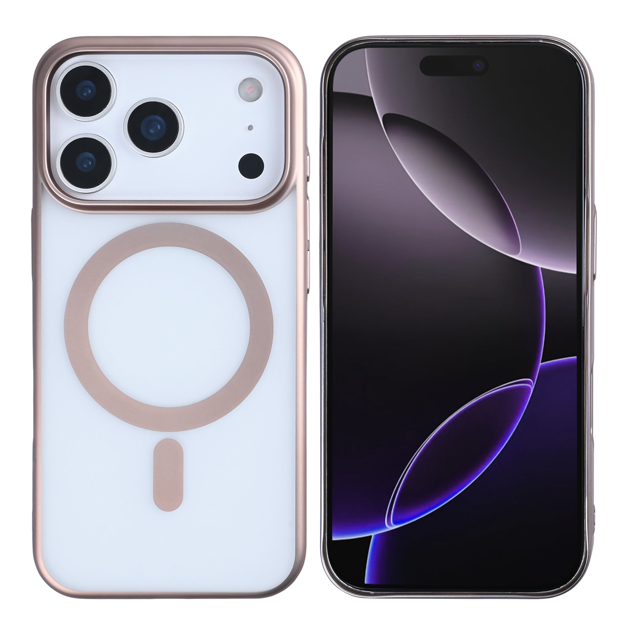 Rixus Instinct Mag Case For Apple iPhone 17 Pro Desert Titanium