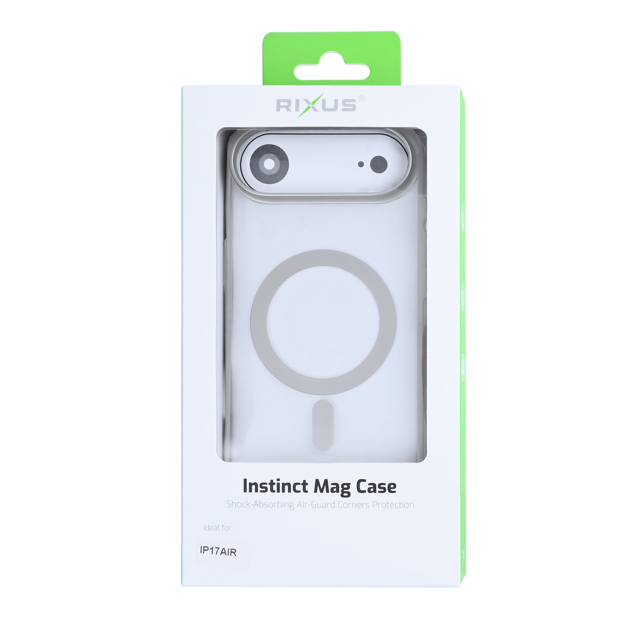 Rixus Instinct Mag Case For Apple iPhone 17 Air Silver