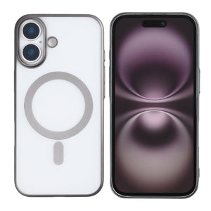 Rixus Instinct Mag Case For Apple iPhone 17 Titanium Grey