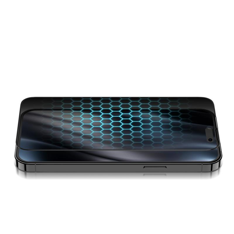 Rixus Privacy Full Curved Edge Tempered Glass For Apple iPhone 17