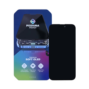 PIXDURA For Apple iPhone 16 Plus Display And Digitizer Soft-OLED Premium (IC Removable) (60Hz)