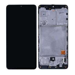 Samsung Galaxy A41 A415F Display And Digitizer With Frame Prism Crush Black Refurbished