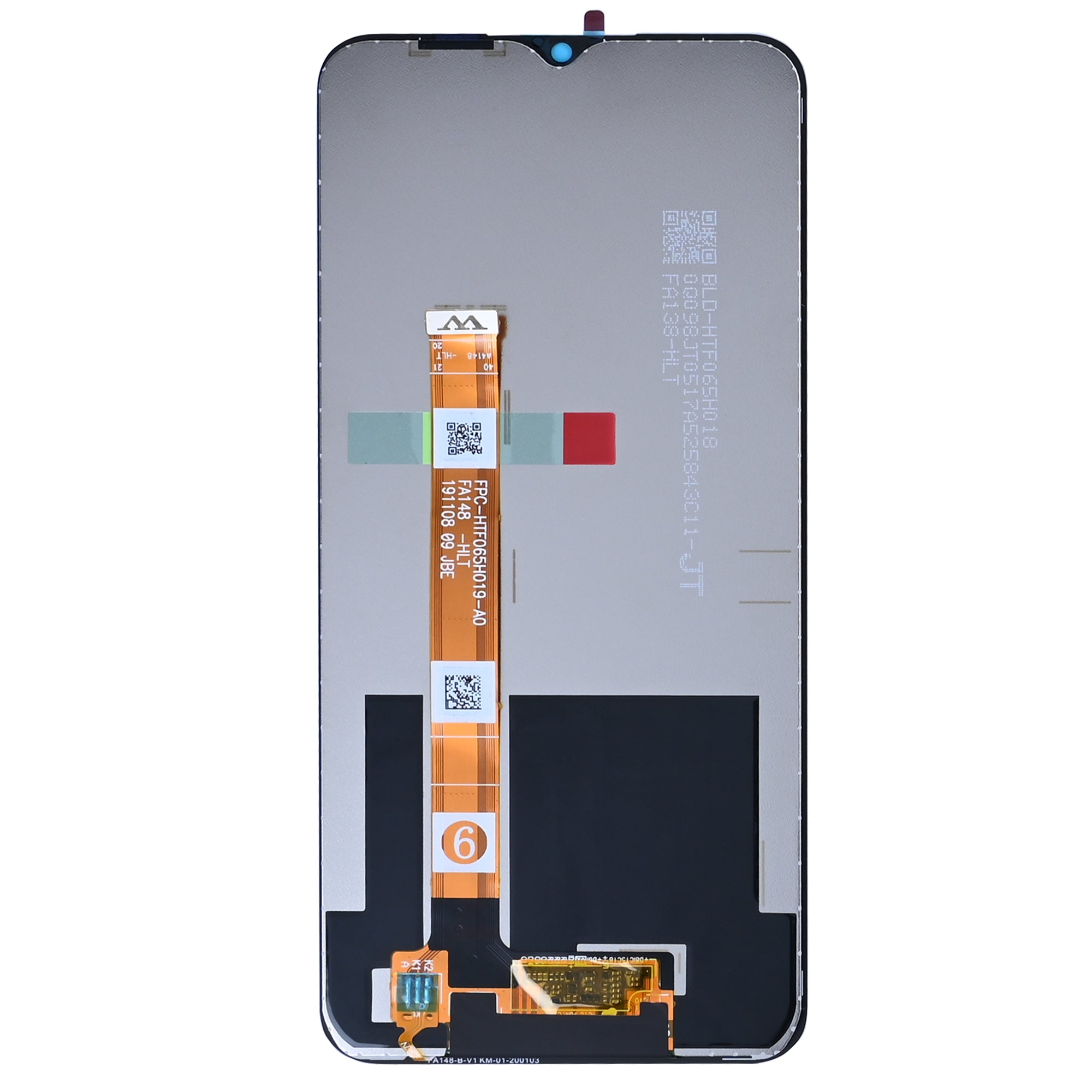 Oppo A31 (CPH2015, CPH2073) Display And Digitizer Without Frame Black OEM