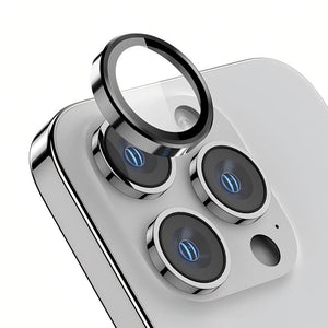 Rixus Metal Shield Camera Tempered Glass For Apple iPhone 17 Air Black