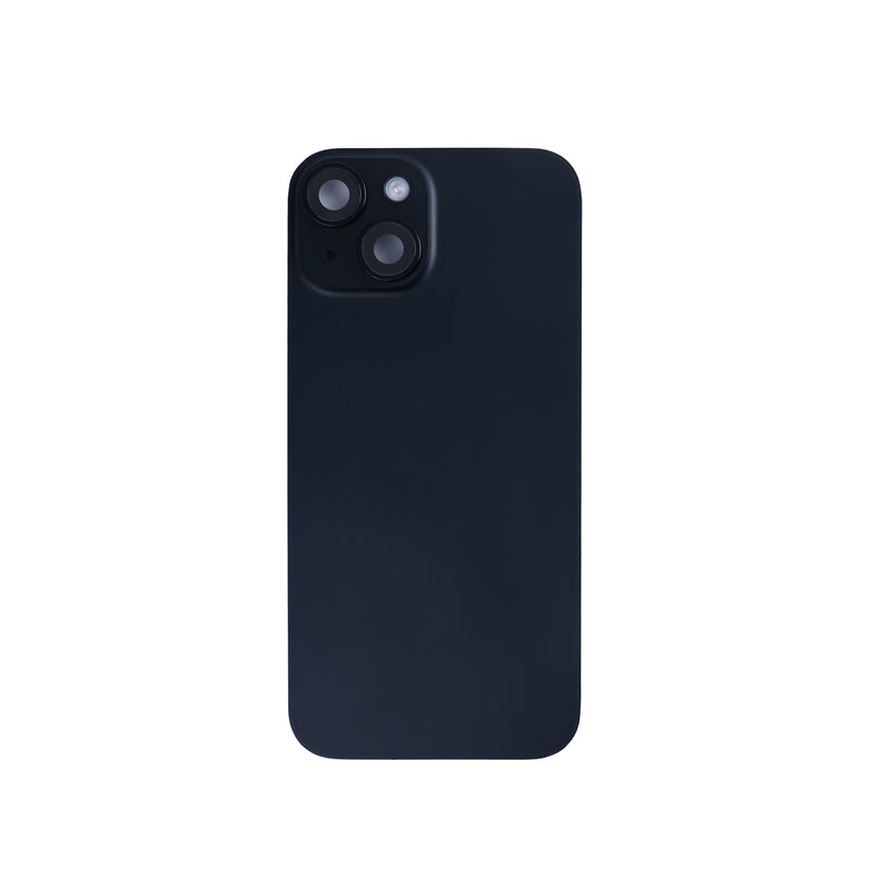 For iPhone 15 Extra Glass With NFC, Enlarged Camera Frame Black Pulled