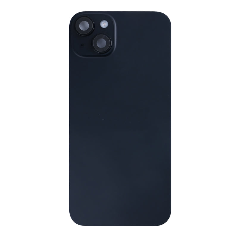 For iPhone 15 Plus Extra Glass With NFC, Enlarged Camera Frame Black Pulled