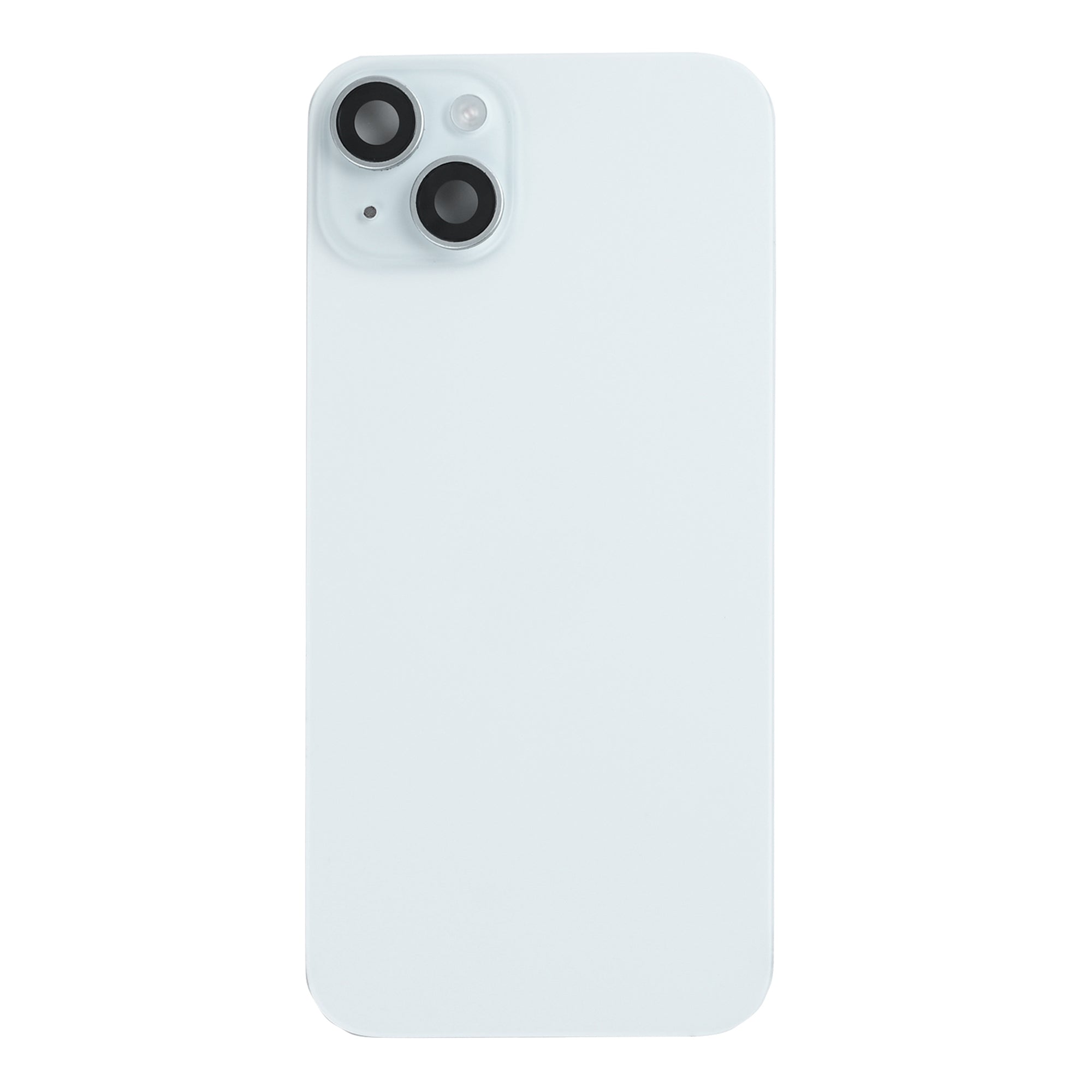 For Apple iPhone 15 Plus Back Glass With NFC, Enlarged Camera Frame Blue Pulled