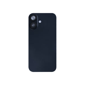 For iPhone 16 Extra Glass With NFC, Enlarged Camera Frame Black Pulled