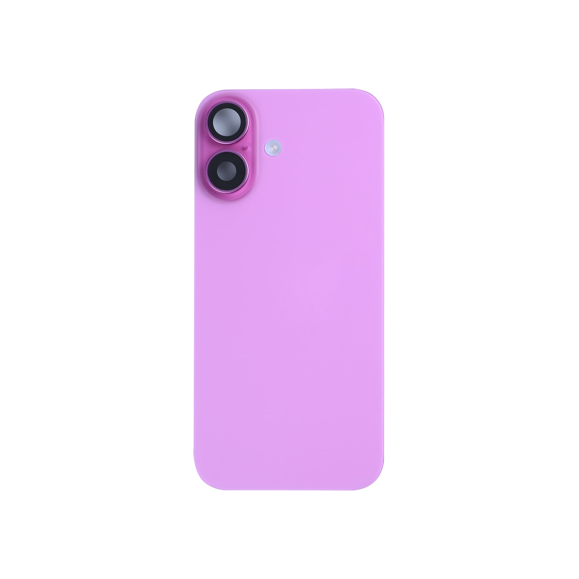 For iPhone 16 Extra Glass With NFC, Enlarged Camera Frame Pink Pulled