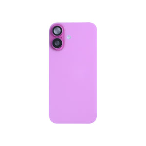 For iPhone 16 Extra Glass With NFC, Enlarged Camera Frame Pink Pulled