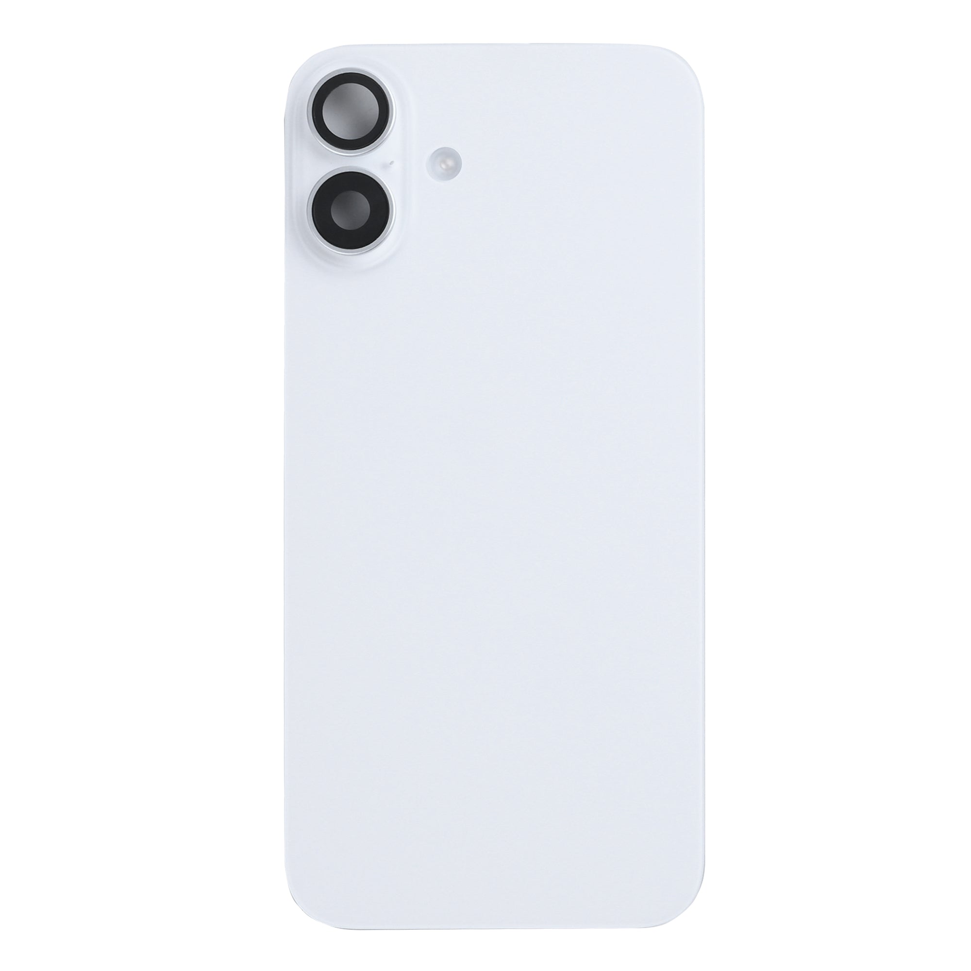 For iPhone 16 Plus Extra Glass With NFC, Enlarged Camera Frame White Pulled