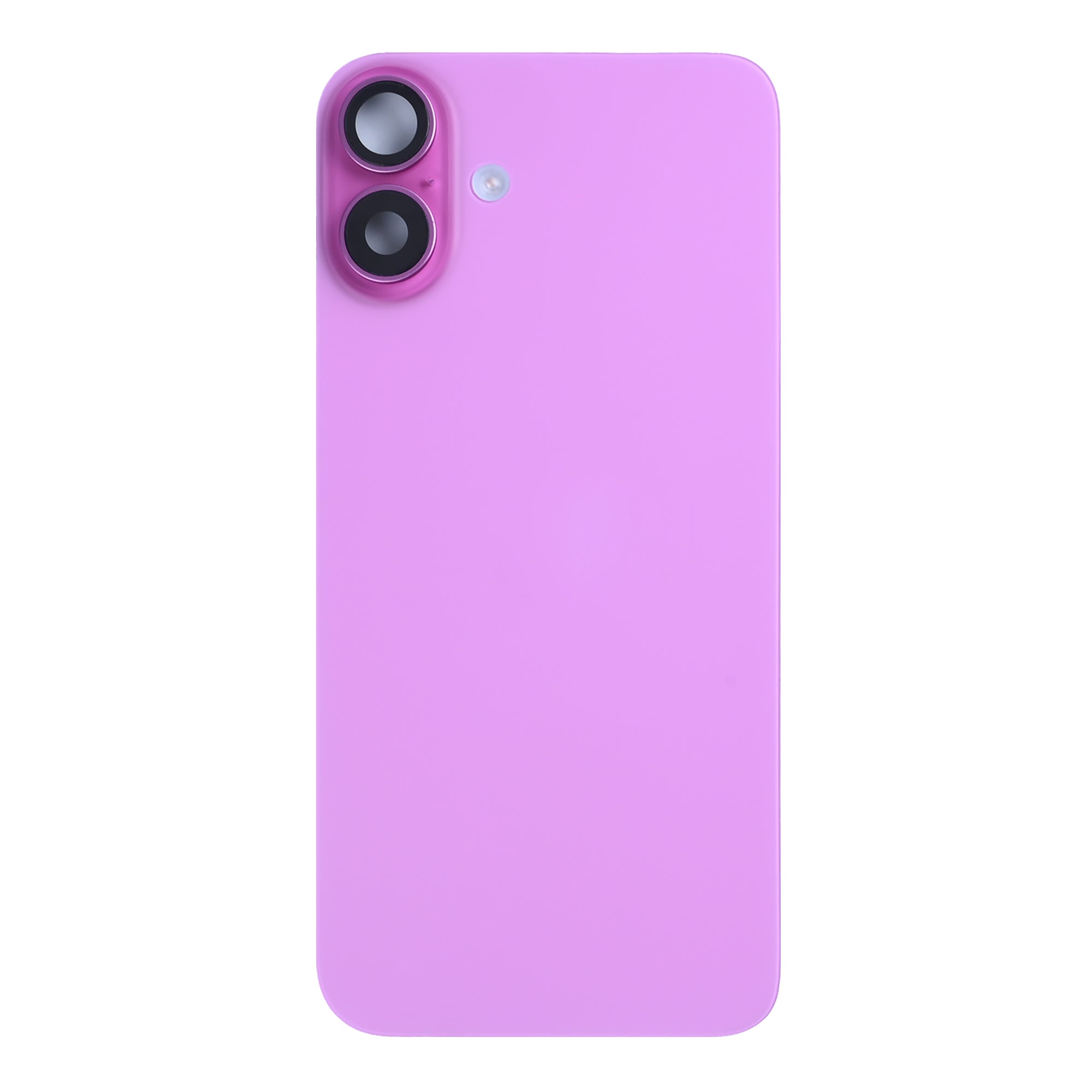 For iPhone 16 Plus Extra Glass With NFC, Enlarged Camera Frame Pink Pulled