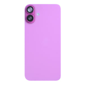 For iPhone 16 Plus Extra Glass With NFC, Enlarged Camera Frame Pink Pulled