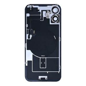 For iPhone 16 Plus Extra Glass With NFC, Enlarged Camera Frame Pink Pulled