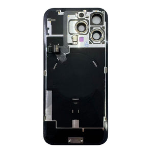 For Apple iPhone 16 Pro Max Back Glass With NFC, Enlarged Camera Frame Desert Titanium Pulled