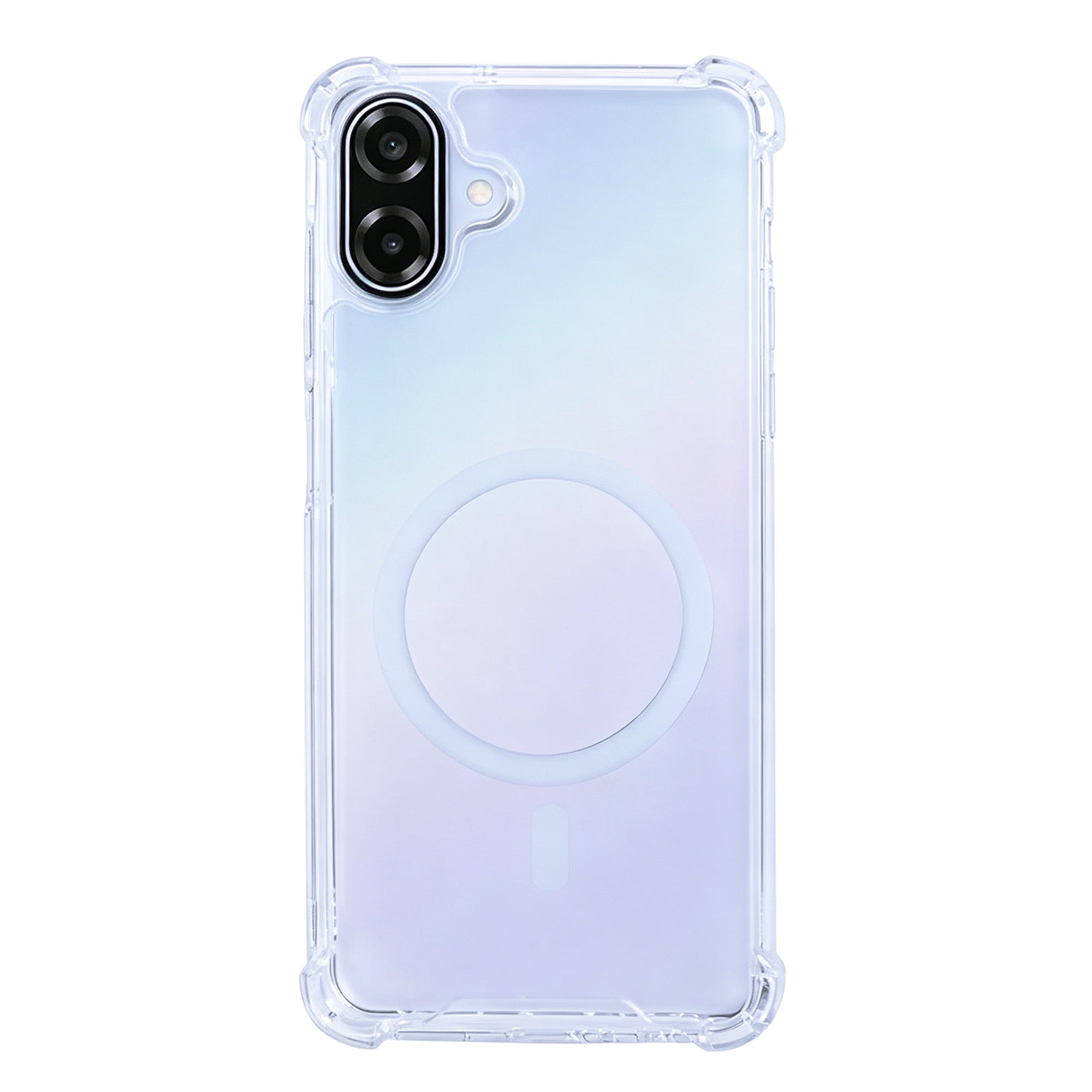 Rixus Anti-Burst Case With MagSafe Compatible For Samsung Galaxy A07 Transparent