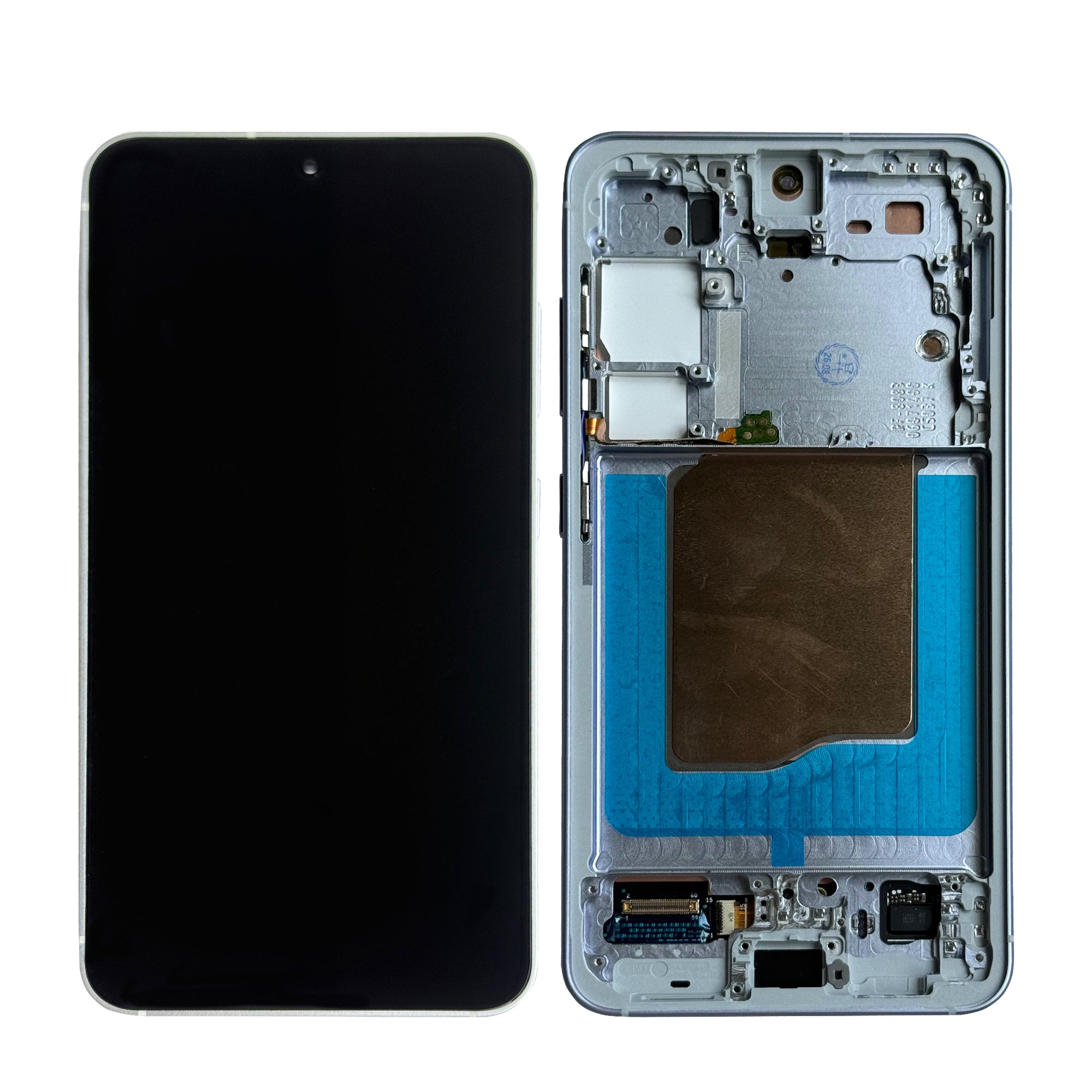 Samsung Galaxy S25 S931B Display And Digitizer With Frame Icy Blue Pre-Assembled