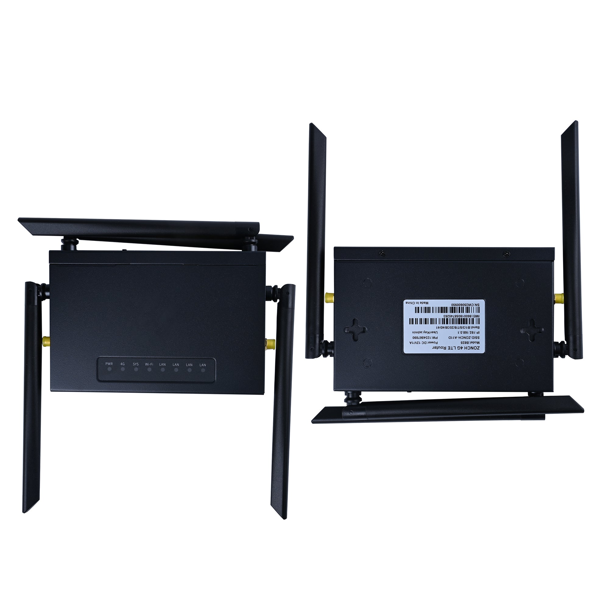 ZONCH B825 4G WiFi Router Black