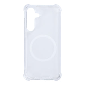 Rixus Anti-Burst Case With MagSafe For Samsung Galaxy S25 FE Transparent