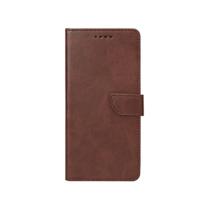 Rixus Bookcase For Samsung Galaxy S25 FE Brown