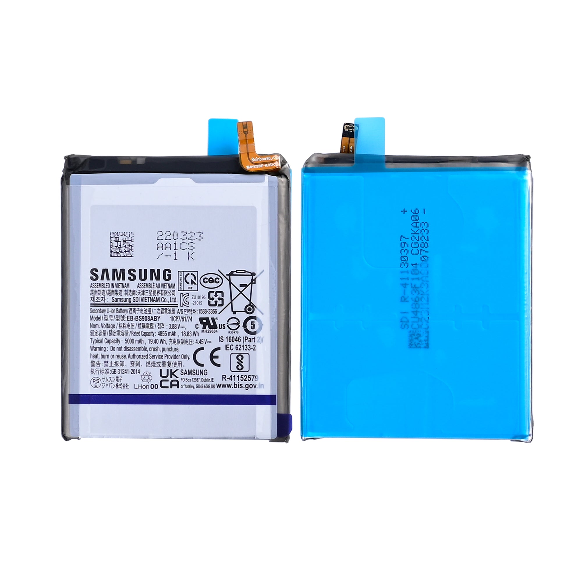 Samsung Galaxy S22 Ultra S908B Battery EB-BS908ABY Original Bulk