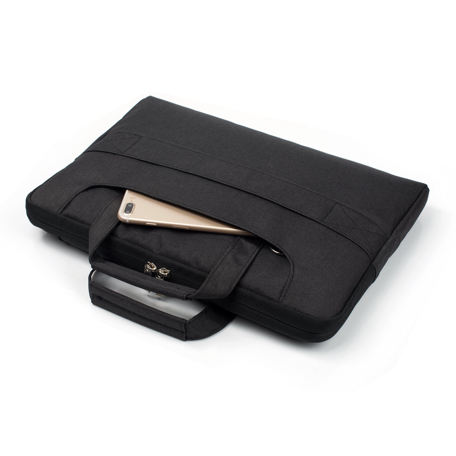 Laptop Sleeve Bag With Shoulder Strap 13, 14.2 inch Black