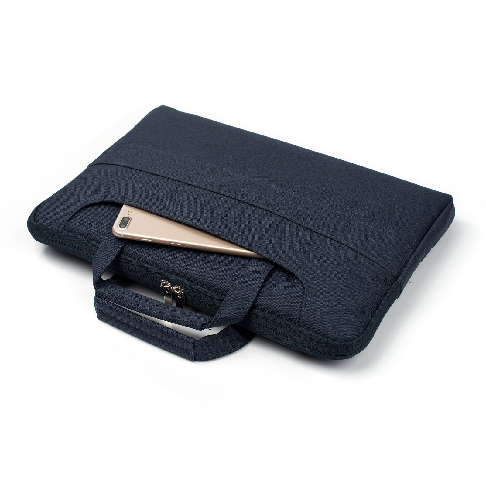 Laptop Sleeve Bag With Shoulder Strap 13, 14.2 inch Navy Blue