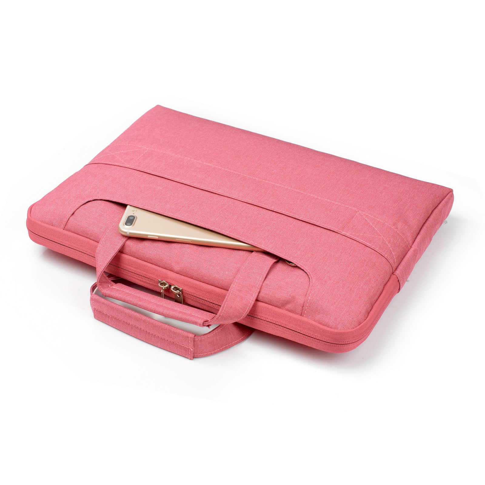 Laptop Sleeve Bag With Shoulder Strap 11, 12 inch Pink