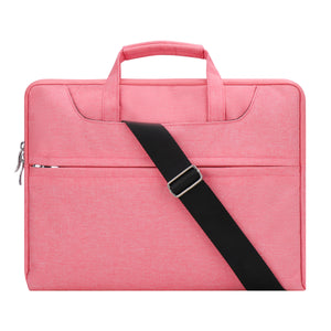 Laptop Sleeve Bag With Shoulder Strap 13, 14.2 inch Pink
