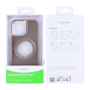 Rixus MagWrap Case For Apple iPhone 16 Pro Max Desert Gold