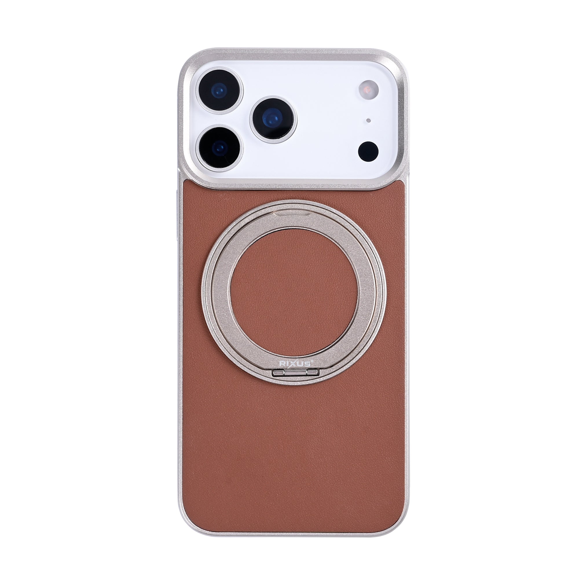 Rixus MagWrap Case For Apple iPhone 17 Pro Brown