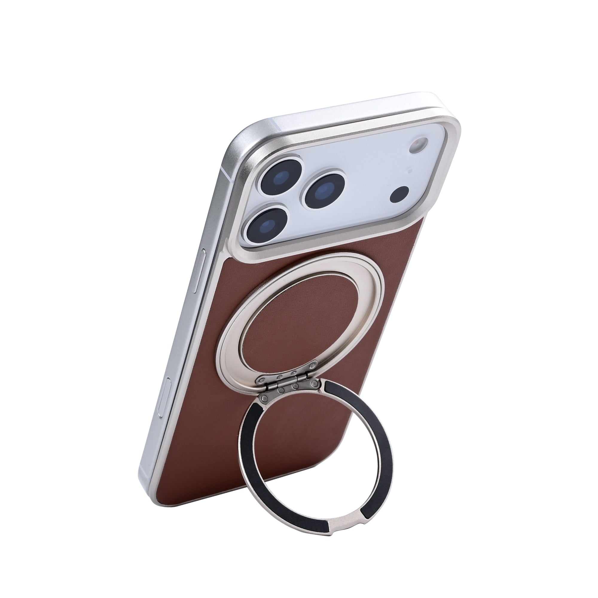 Rixus MagWrap Case For Apple iPhone 17 Pro Brown