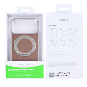 Rixus MagWrap Case For Apple iPhone 17 Pro Max Brown