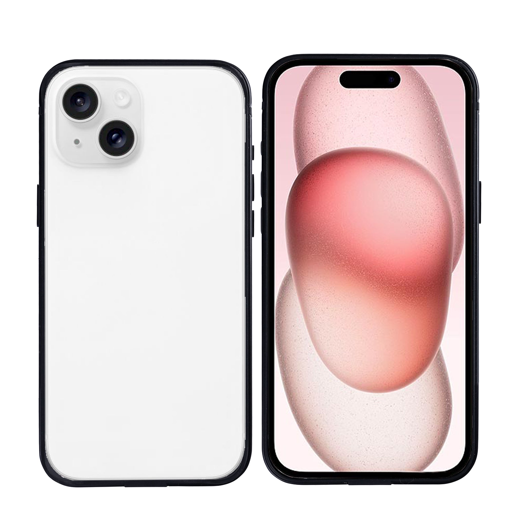 Rixus Crash Guard Case For Apple iPhone 15 Black