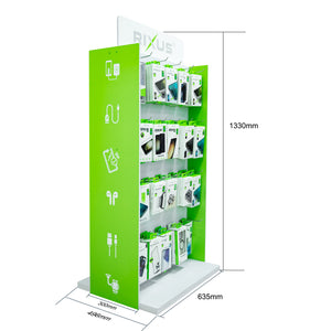 Rixus RXDP03 Double Sided Modular Display Stand  (Self-Assembly)