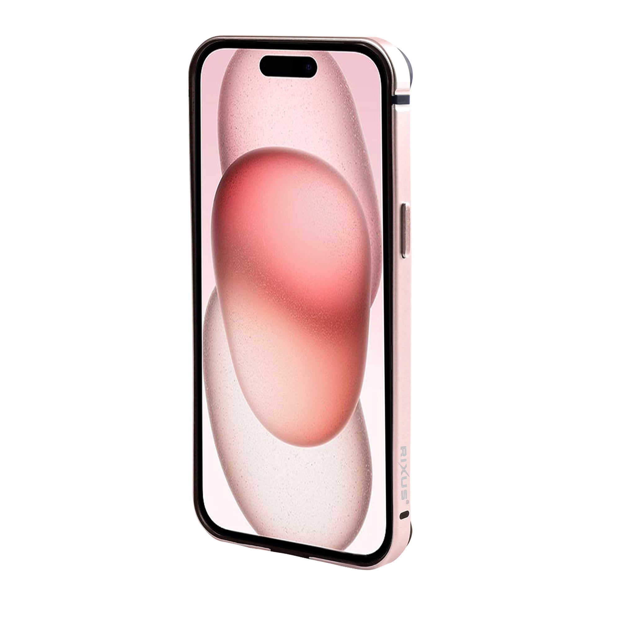 Rixus Crash Guard Case For Apple iPhone 15 Pink